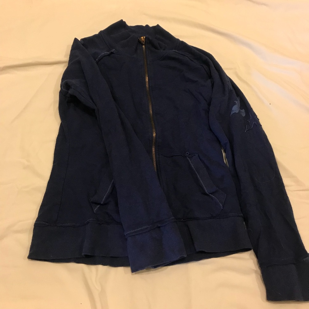 A zip-up jacket